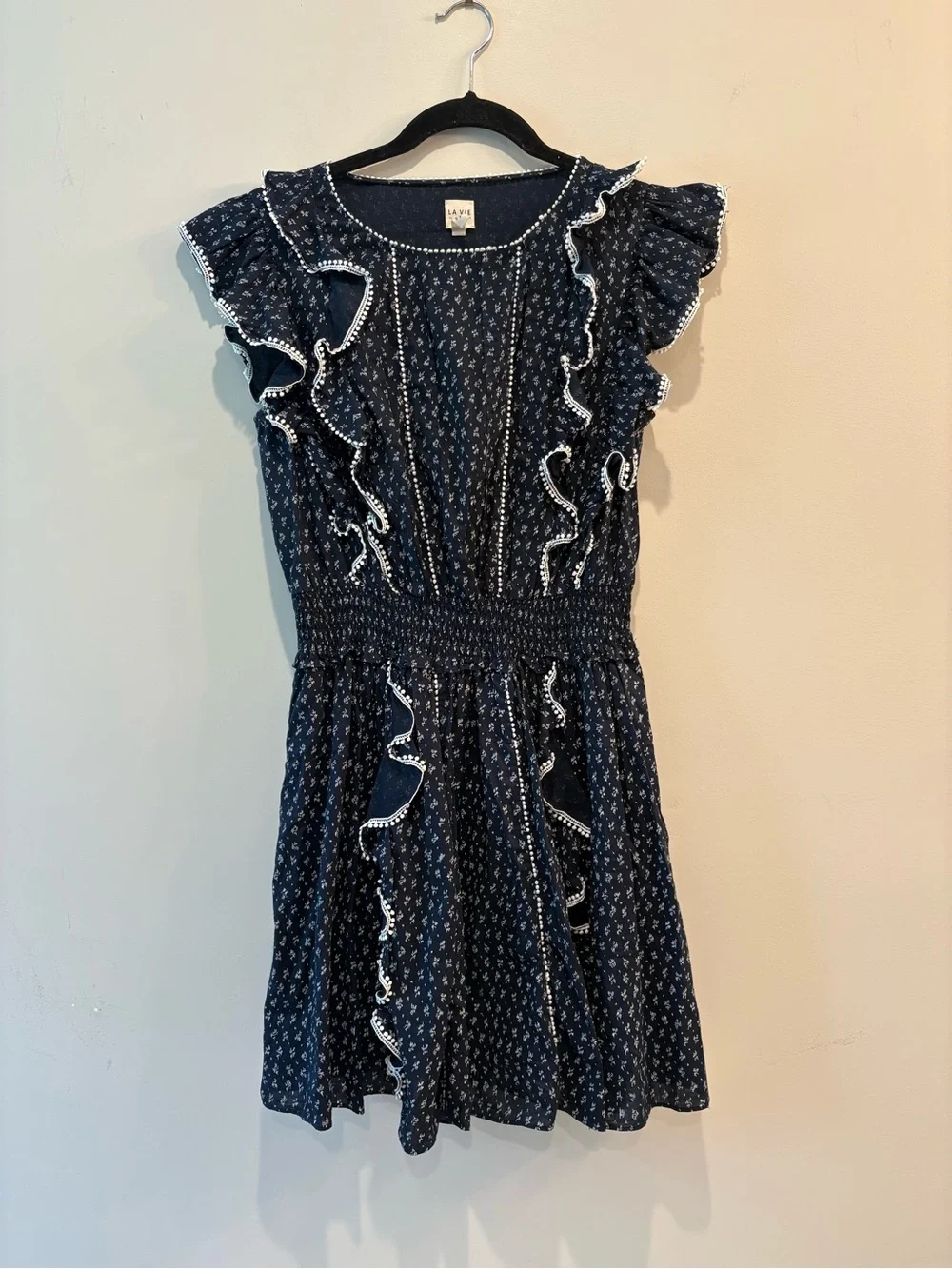 Rebecca Taylor La Vie Ruffle-Trim Mini Dress - Picture 4 of 8
